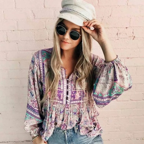 Cathedral Belle Bohemian Blouse - Picture 2 of 13